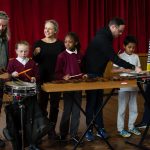 Children playing with percussion instruments2 - classical music concerts galway
